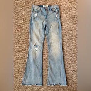 Abercrombie Kids high-rise flare jeans size 11/12 perfect condition